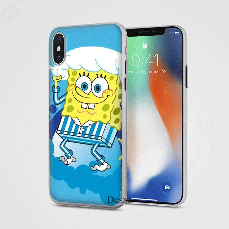 Чехол для мобильного телефона чехол iphone 5 5s se 6 6s 7 8 Plus X XS Max сумка со Спанч