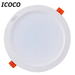 Icoco Высокое качество 12 Вт Home Hotel Теплый белый светильник высокой Мощность свет AC 85-260 В Акционная распродажа