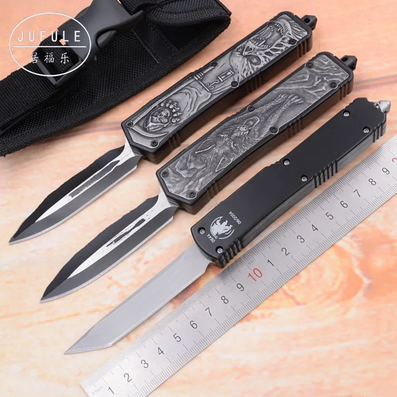 

JUFULE Made Scarab Troodon D2 blade Zinc Alloy + Steel handle camp survival outdoor EDC hunt Tactical dinner tool kitchen knife