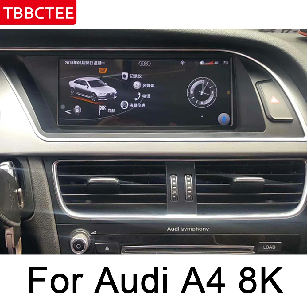 Для Audi A4 8K 2008~ 2012 MMI андроид мультимедийный проигрыватель gps HD сенсорный экран Стерео Авторадио Навигация стиль Wifi BT