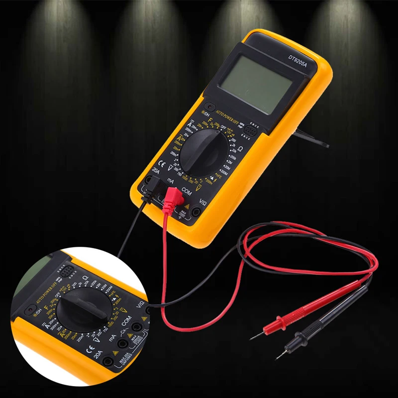 IR Ammeter Volts Amps Resistors Ohms Handheld Tester Digital Multimeter