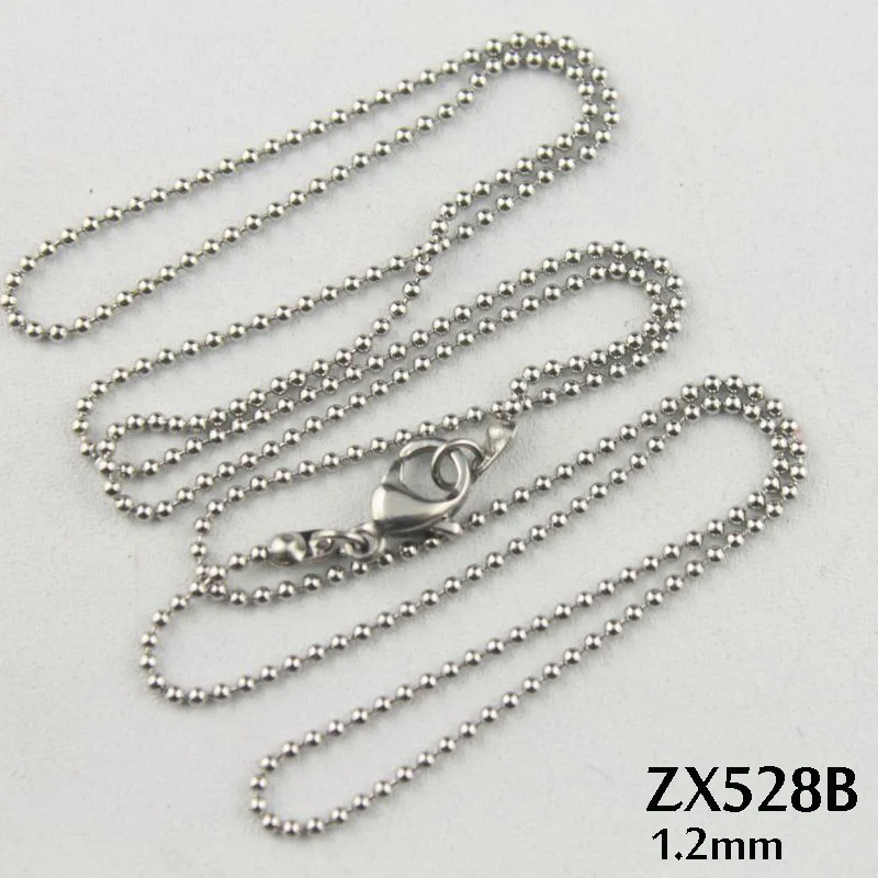 Цепочка Из Нержавеющей Стали с застежкой карабином 1 2 мм 20 шт.|fashion jewelry|jewelry fashionchain