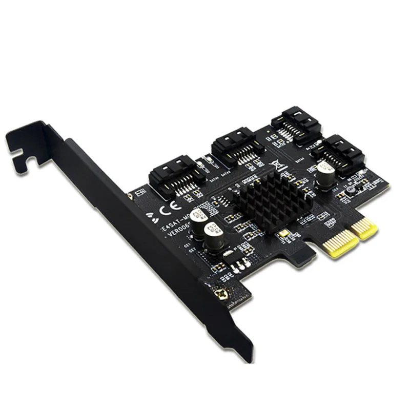 Карта контроллера Marvell 88SE9215 4 порта SATA 6G PCI Express e III 3 0|Платы расширения| |