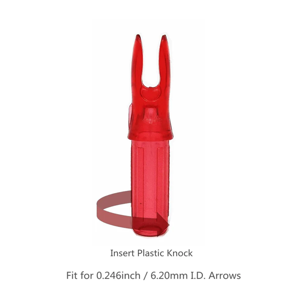archery nocks red