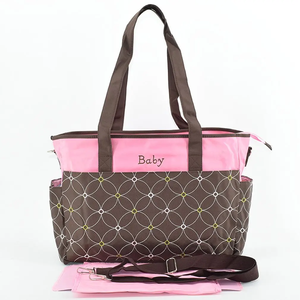Baby Diaper Bag Removable Shoulder strap Handbag Large Capacity 3D