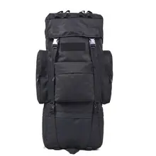 65L Military Army Tactical Molle Hiking Hunting Camping Backpack Rifle Backpack Bag Climbing Bags Outdoor Sports Travel Bag