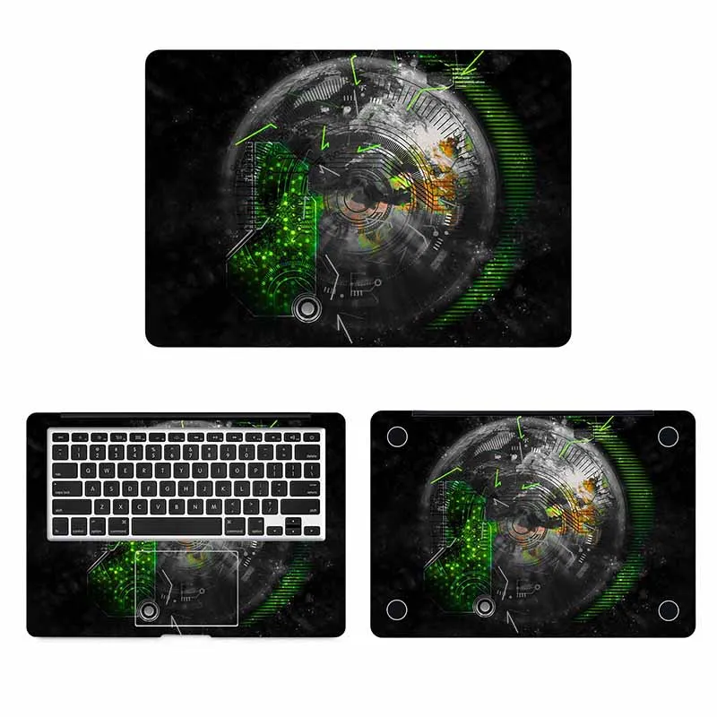 Наклейка для ноутбука Future Earth для Apple Macbook Pro Air retina 1" 12" 1" 15" Mac Book защитная пленка - Цвет: ACD side