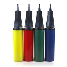 

BP birthday party decorations kids Balloon Save Labour Flat Mouth Plastic Tyre Pump Hand PUSH Two-way Mini- Portable JJ-QQ2