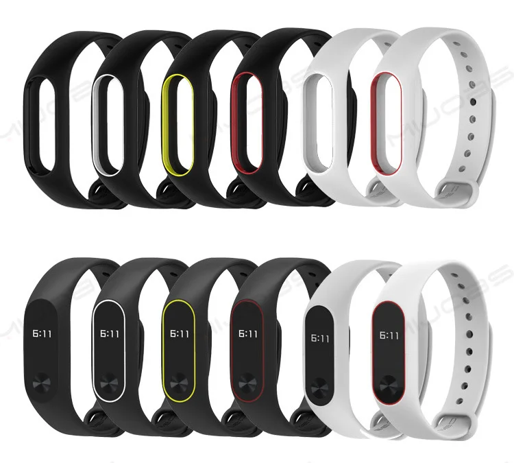 Mi jobs mi band 2 аксессуары Pulseira mi band 2 сменный силиконовый ремешок для Xiao mi 2 умный браслет на запястье