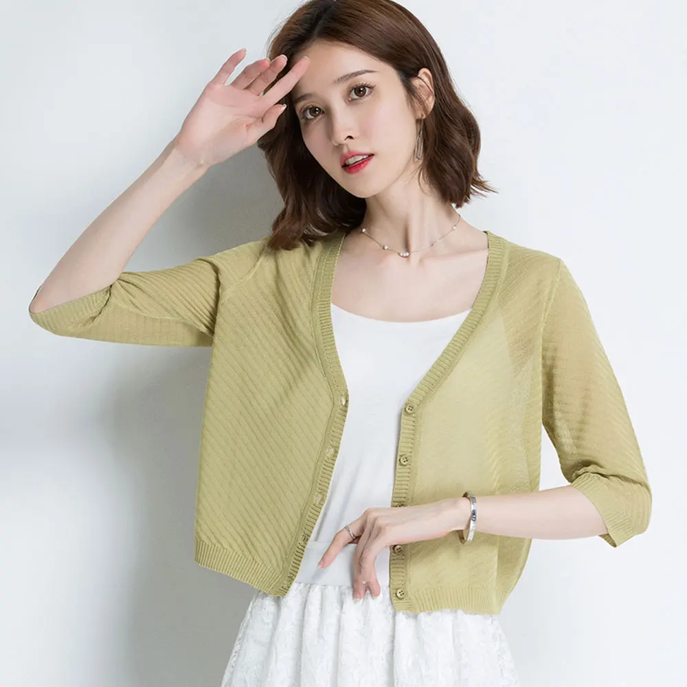 Summer Lightweight Cardigans Women 