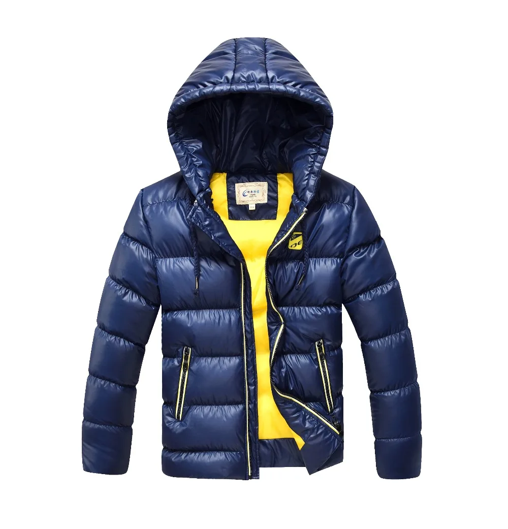 Children'S Clothing Boys Winter Jacket Cotton Padded Hooded Kids