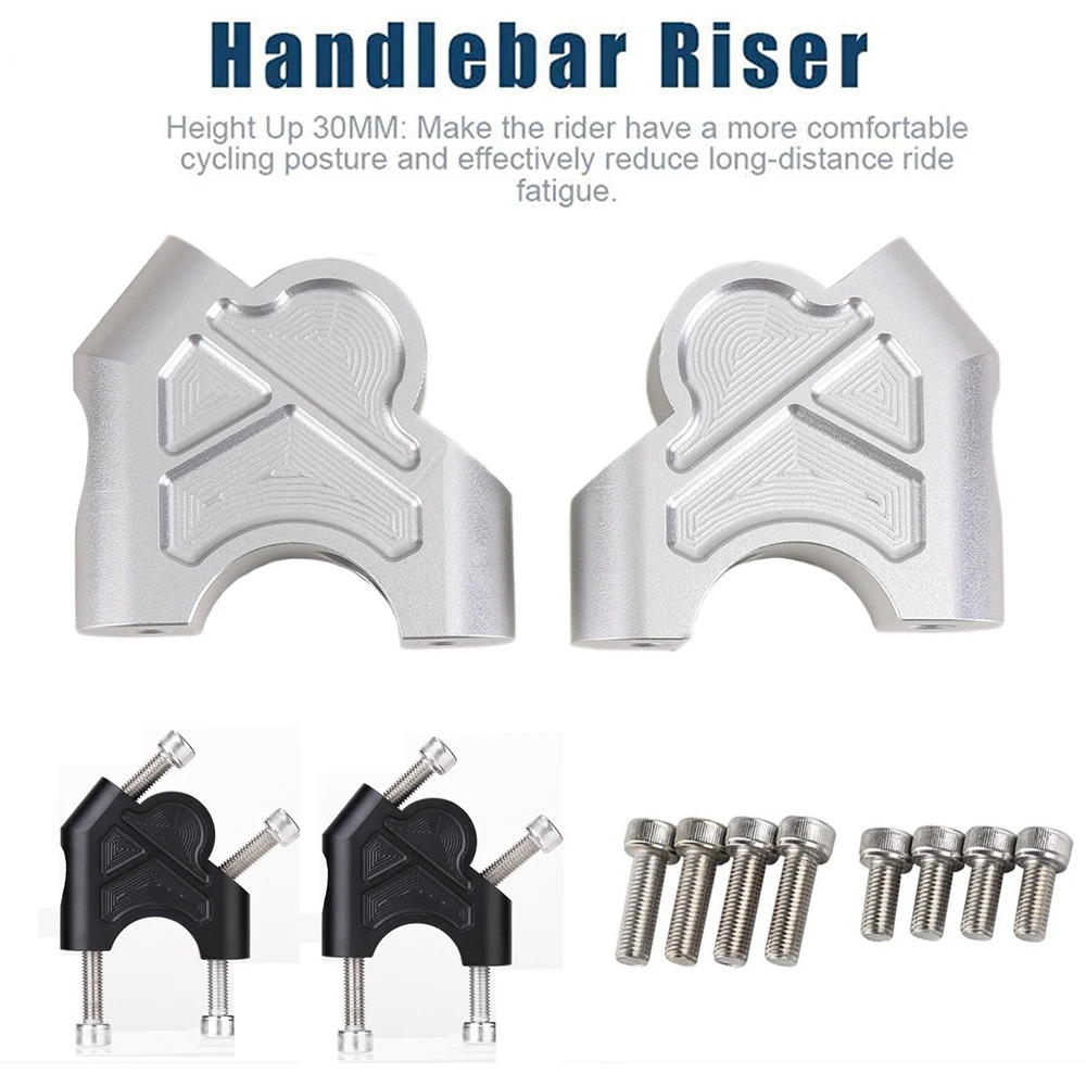 

2019 R1250GS R1200GS Handlebar Riser For BMW R1200GS LC Adventure ADV R1250GS 2014 2015 2016 2017 2018 Clamp Back Move Mount
