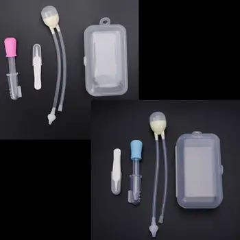 

2020 New 4Pcs Newborn Baby Care Kit Healthcare Nasal Aspirator Dropper Feeder Nursing Kit
