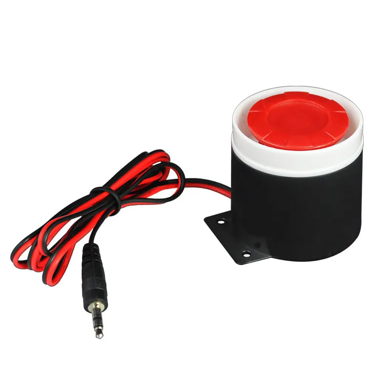 bilder für 120db Mini Verdrahtete Sirene Horn DC 12 V für WIFI PSTN GSM Hause Alarm Security System Bürogeschäft Schutz sensoren bilder für 120db Mini Verdrahtete Sirene Horn DC 12 V für WIFI PSTN GSM Hause Alarm Security System Bürogeschäft Schutz sensoren