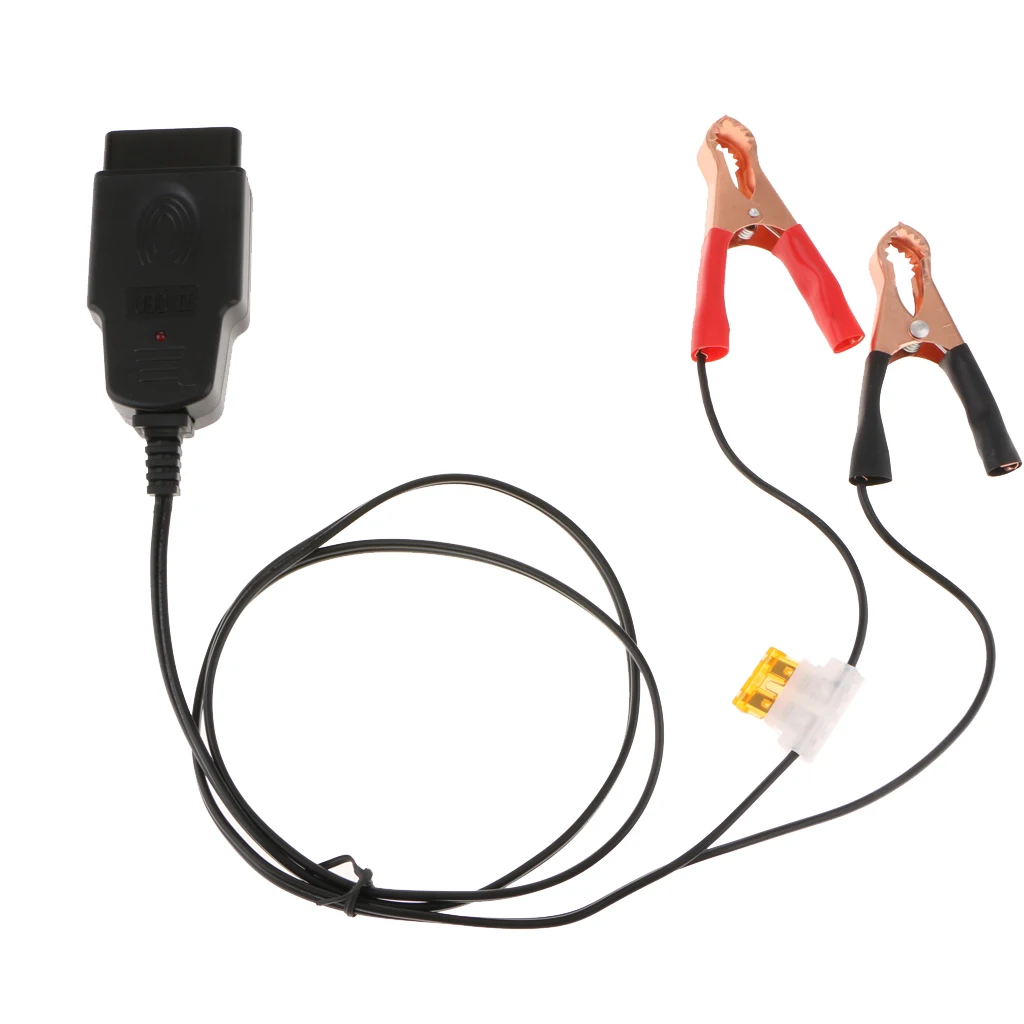 

1 Set Car OBD2 ECU Memory Saver Battery Replacement Tool Automotive OBD2 30A Auto Emergency Power Supply Connector Cable