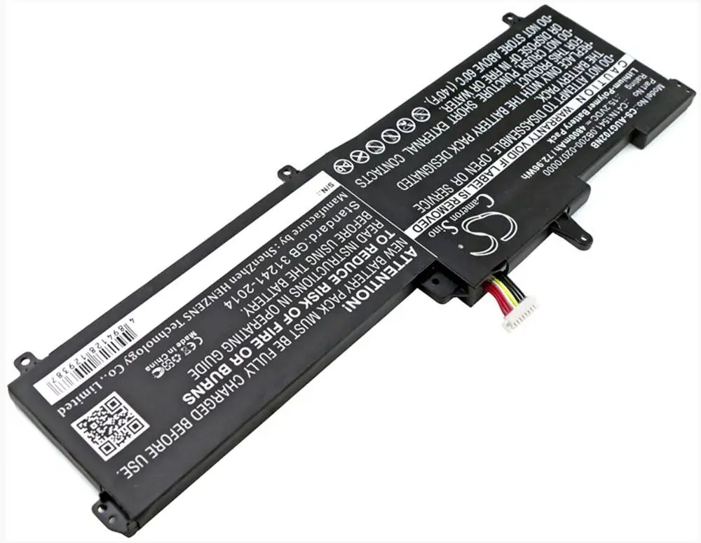 Аккумулятор Cameron Sino 4800 мАч для ASUS GL702 702V 702VM GB031T GC004T GC010T GC279T ROG Strix GL702VT 0B200 02070000