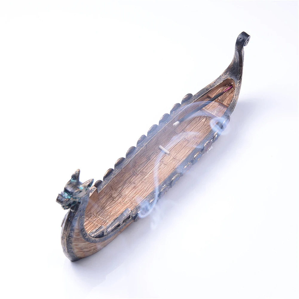 Дракон лодка подставка для ароматических палочек горелки ручной резной резьба курильница украшения Ретро благовония горелки традиционный дизайн# SO
