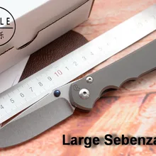 JUFULE OEM большой Sebenza Inkosi 25 CPM S35vn titanium Ручка складной овощи фрукты карман Отдых на природе Охота EDC инструмент кухонный нож