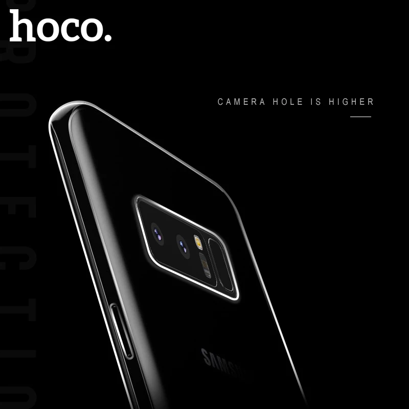 Hoco Прозрачный Мягкий чехол TPU для Samsung Galaxy Note 8 защитный ультра тонкий защита