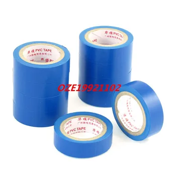 

16mm Width 8mm Thickness Insulating Adhesive Electrical Tape Blue 5M