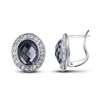 

2020 Hot Simple fashion wild bright crystal earring Crystal from Swarovskis Earrings high qualit For Women Party fashion Jewelry