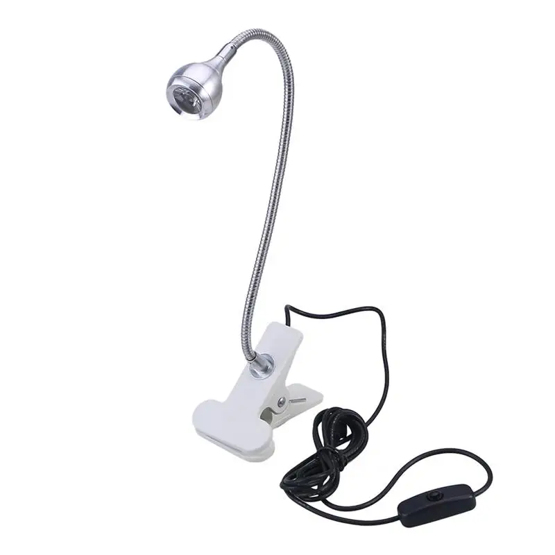 Adjustable LED Eye Protection Lamp Holder USB Flexible Neck Headboard Light Reading Book Desk