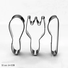 Мини-нож+ вилка+ ложка из нержавеющей стали форма для печенья сахарная формочка для печенья 3 шт./компл