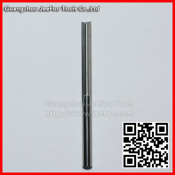 

3.175*22 Engraving Tungsten Carbide Tools Two Straight Flute Bits