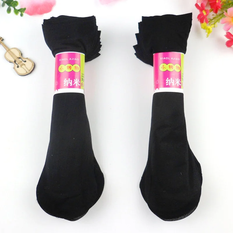 Лидер продаж! Высококачественные женские бархатные носки женские носки летние носки тонкие шелковые прозрачные 10 пар = 20 штук 5 цветов - Цвет: 1