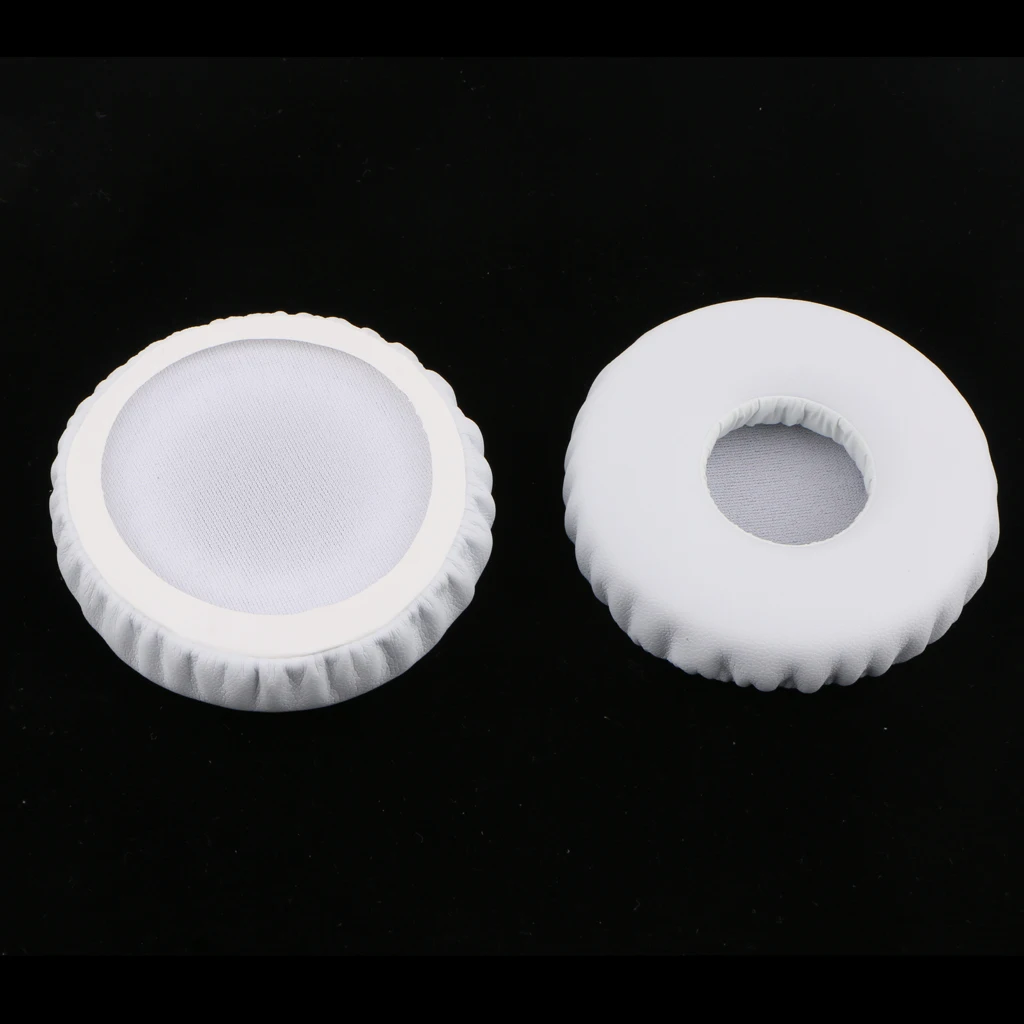 4Pieces Replacement Ear Pads Cushions for JBL Synchros E40 E40BT Headphones Headset Black+White