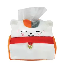 Аниме Natsume's Book of Friends плюшевая коробка для ткани бумага для дома/Автомобильный держатель Органайзер Кот Мягкие игрушки косплей реквизит аксессуары
