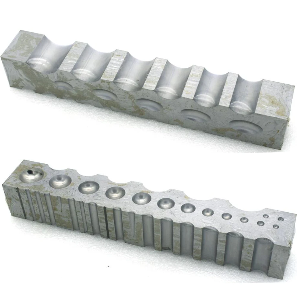 

High Quality Jewelry Making Tools Large Steel Channel Flat Dapping Block Tool Jewelery Tools