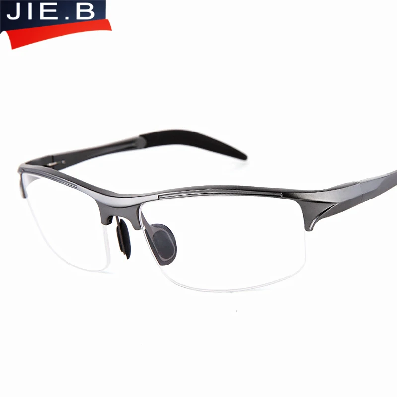 

High Quality Aluminum Magnesium Frame Glasses Men Clear Eye Glasses Frames For Male Degree Spectacles Prescription Eyewear Retro