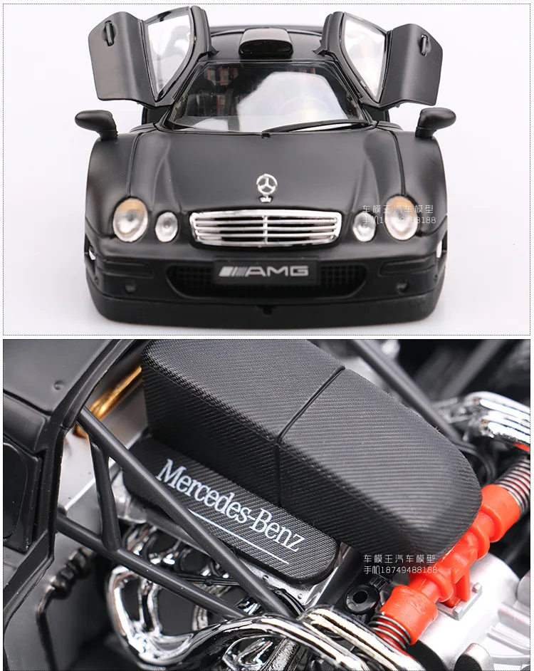 Maisto 1:18 автомобиль из литого металла игрушки модель для бенз Слк GTR коллекционная машинка модели для человека подарок с Оригинальная коробка
