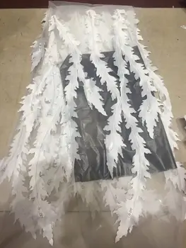 

French Handmade Beaded Lace, 2019 Luxury Lace Fabrics, Lace Fabric Nigerian White Black Yellow Pink Royal Blue Red
