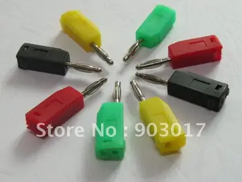 

2mm Nickel Plated Banana Plug 4 colors Red & Black &Yellow & Green High quality 200 pcs per lot hot sale