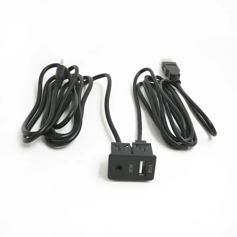 100 см автомобильный адаптер AUX USB панель USB/AUX переключатель кабель для Ford Toyota