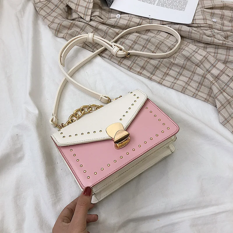 

Luxury Brand Flap bag 2019 Summer New Quality PU Leather Women's Designer Handbag Chain Tote bag Lock Shoulder Messenger Bag
