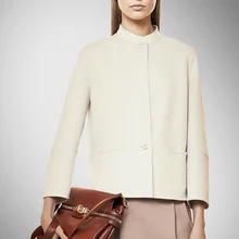 Специальное предложение, карманы, твердые, с широкой талией, покрытые кашемиром, воротник Мандарин, полный Баян Кабан, пальто, шерстяное пальто