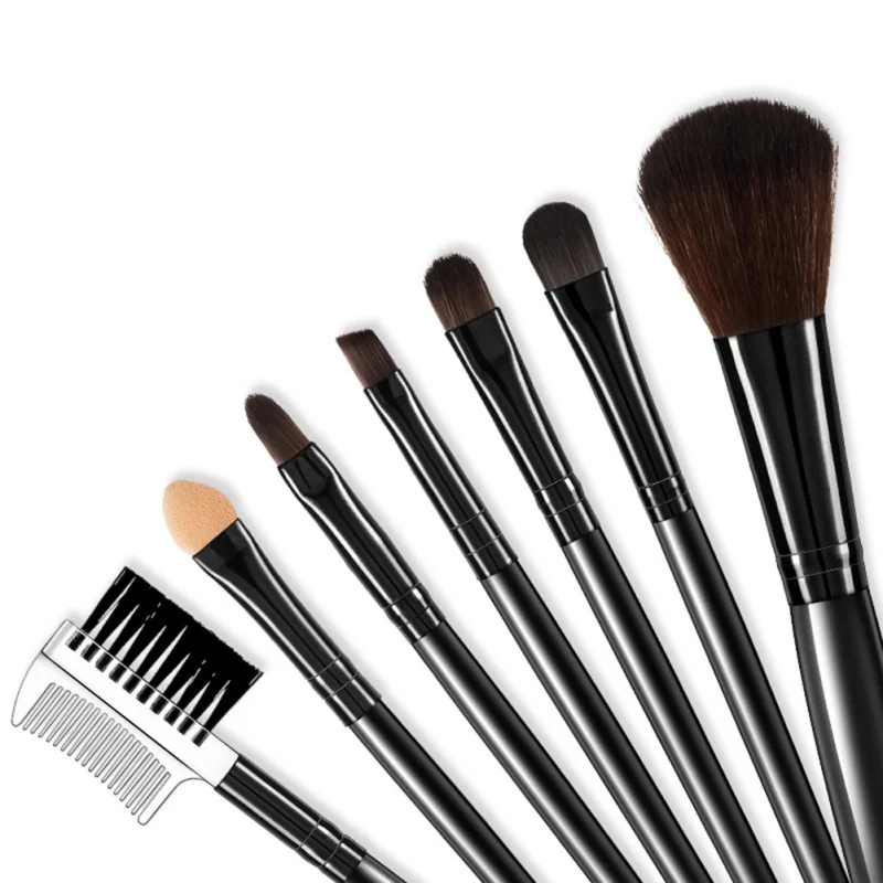 7 قطعة فرش مكياج للمحترفين مجموعة مستحضرات التجميل العلامة التجارية فرشاة للمكياج أدوات فرشاة كريم أساس ل ماكياج للوجه الجمال أساسيات SG14