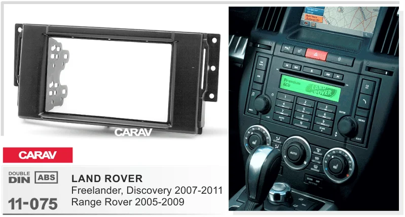 Радио панель для LAND ROVER freelander Discovery Range Rover Double Din Радио DVD стерео CD панель приборная панель CARAV 11-075