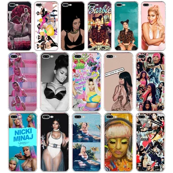 

246H black nicki minaj Soft TPU Silicone Cover Case For Apple iPhone 6 6s 7 8 plus Case