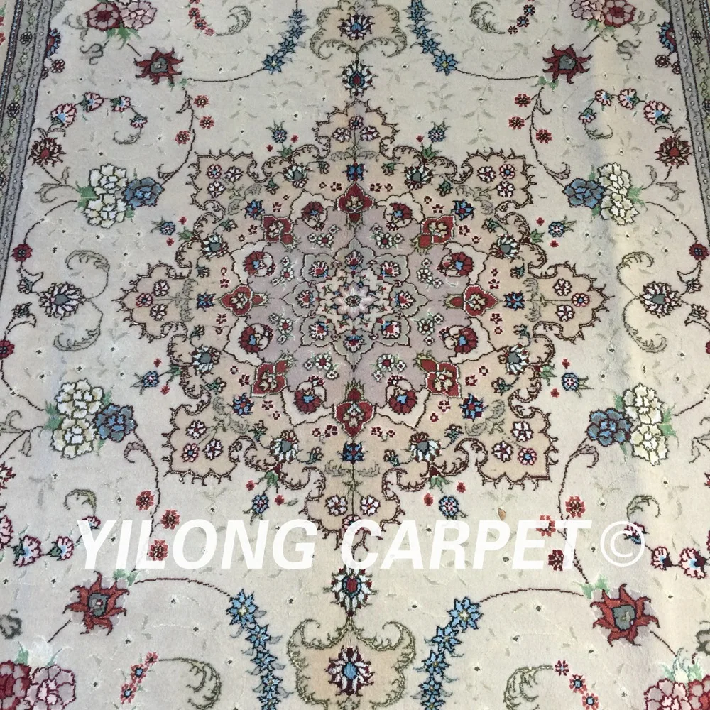 Yilong 5'x8 классический персидские Ковры Oriental старинный шелк шерсть Ковры (wy2034s5x8)