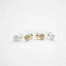 Мода ананас серьги-гвоздики ASOS Прекрасный маленький Ананас Серьги Красивые трехмерная фрукты серьги-гвоздики ASOS