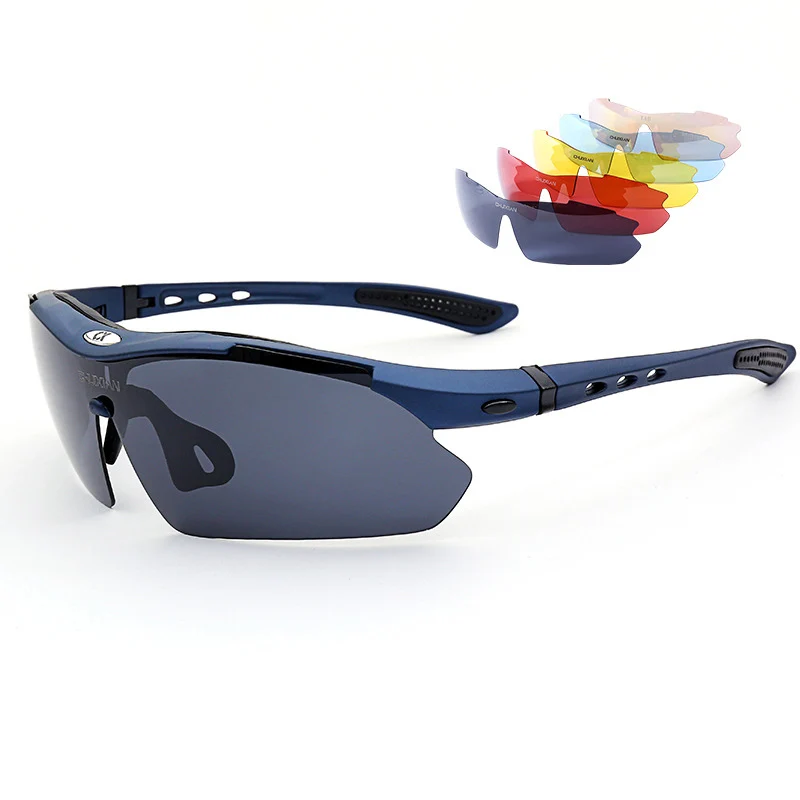 Солнцезащитные очки для рыбалки с четырьмя линзами UV400 поляризованные очки для верховой езды и пешего туризма очки для дня/ночного видения