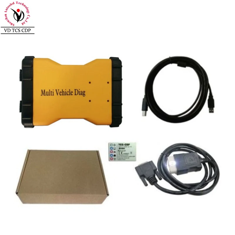 Диагностический прибор OBD2 мультимедийный модуль Diag MVD Bluetooth аналог VD TCS CDP PRO 2016R0