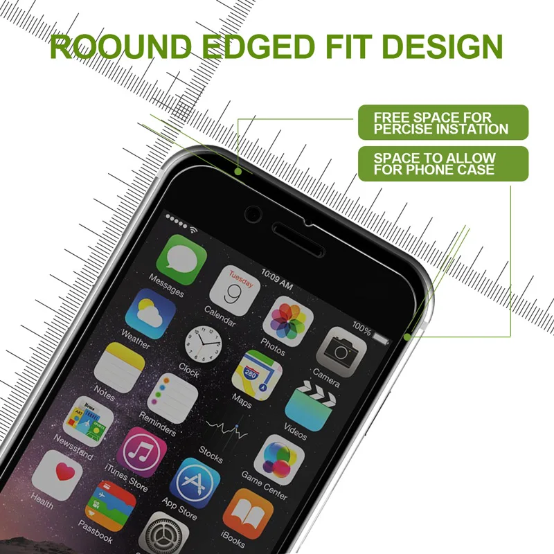 Privacy Anti-Spy Glass iPhone 5S 5 SE 5C 6 6S 7 8 Plus Tempered Glass