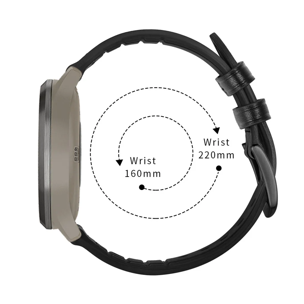 Кожаные удобные аксессуары браслет ремешок на запястье для Garmin vitvoactive 3/Vivoactive 3 браслет Новинка 2019 Мода черный