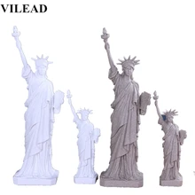 VILEAD 12'' 20'' Statue of Liberty Nature Sand Stone Creative Liberty Statues White America Liberty Figurine Vintage Home Decor liberty home диван piera