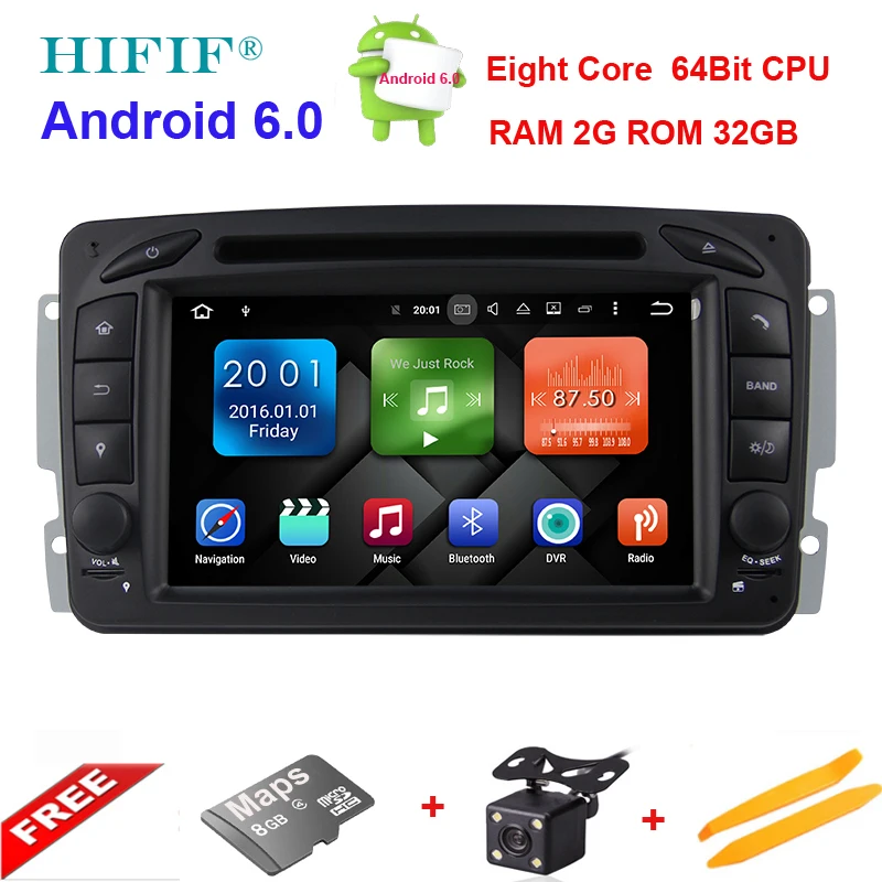 Top Android6.0/2G RAM/32G ROM/8Core/2Din For Mercedes/Benz/W209/203 Car DVD Player GPS Multimedia Bluetooth WiFi 3G TV Fast Boot SD 0 Top Android6.0/2G RAM/32G ROM/8Core/2Din For Mercedes/Benz/W209/203 Car DVD Player GPS Multimedia Bluetooth WiFi 3G TV Fast Boot SD 0